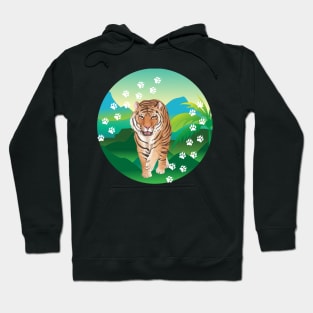 Bold Tiger Design Hoodie